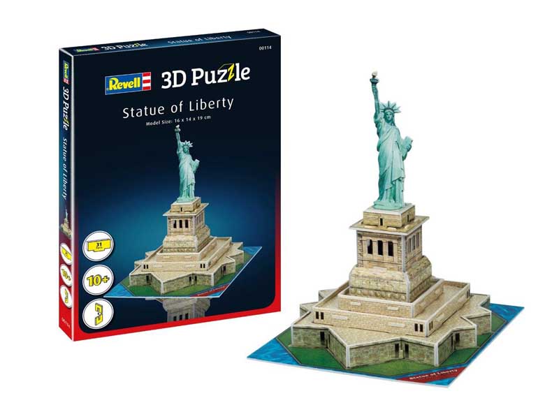 Puzzle, Revell, Statue of Liberty 3D, 31 pieces