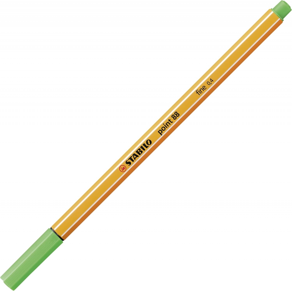 Ballpoint pen, Stabilo, Point 88 fine 0.4, light green