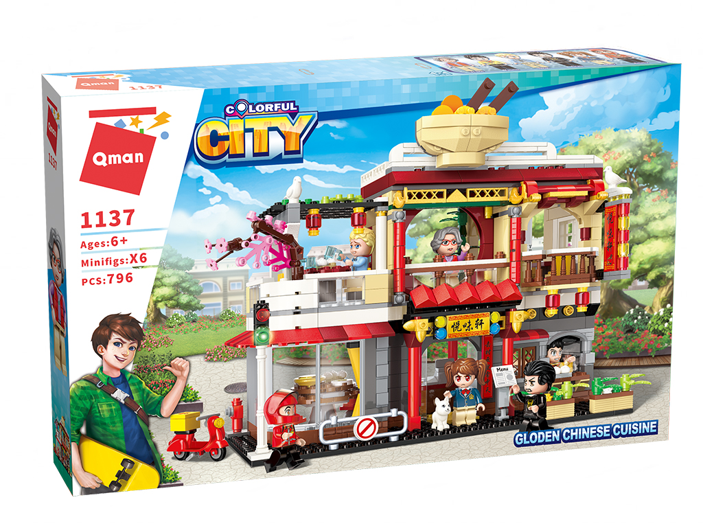 Constructor, Qman, Restaurant, 796 parts