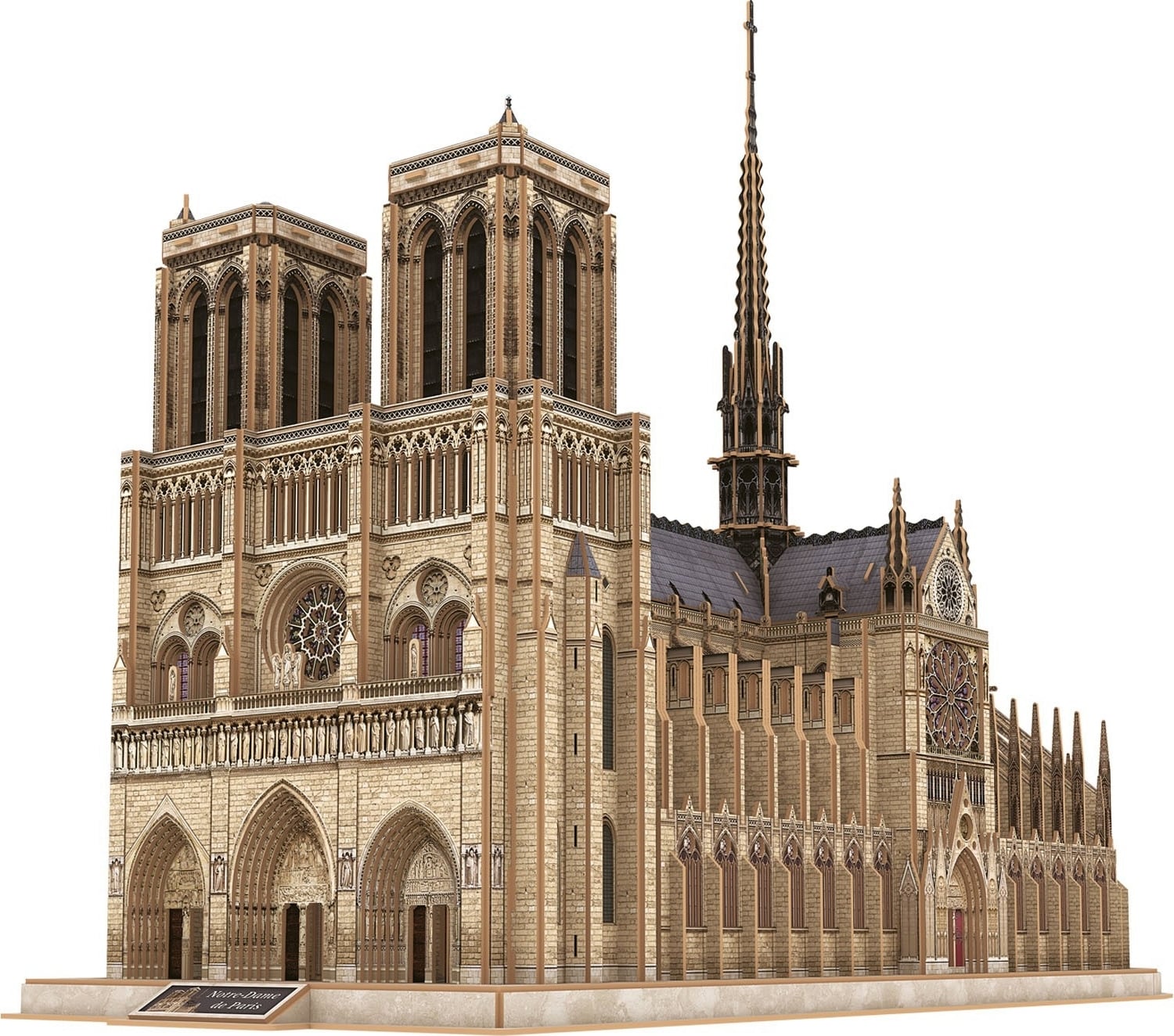 Puzzle, Revell, Notre Dame Cathedral 3D, 293 pieces
