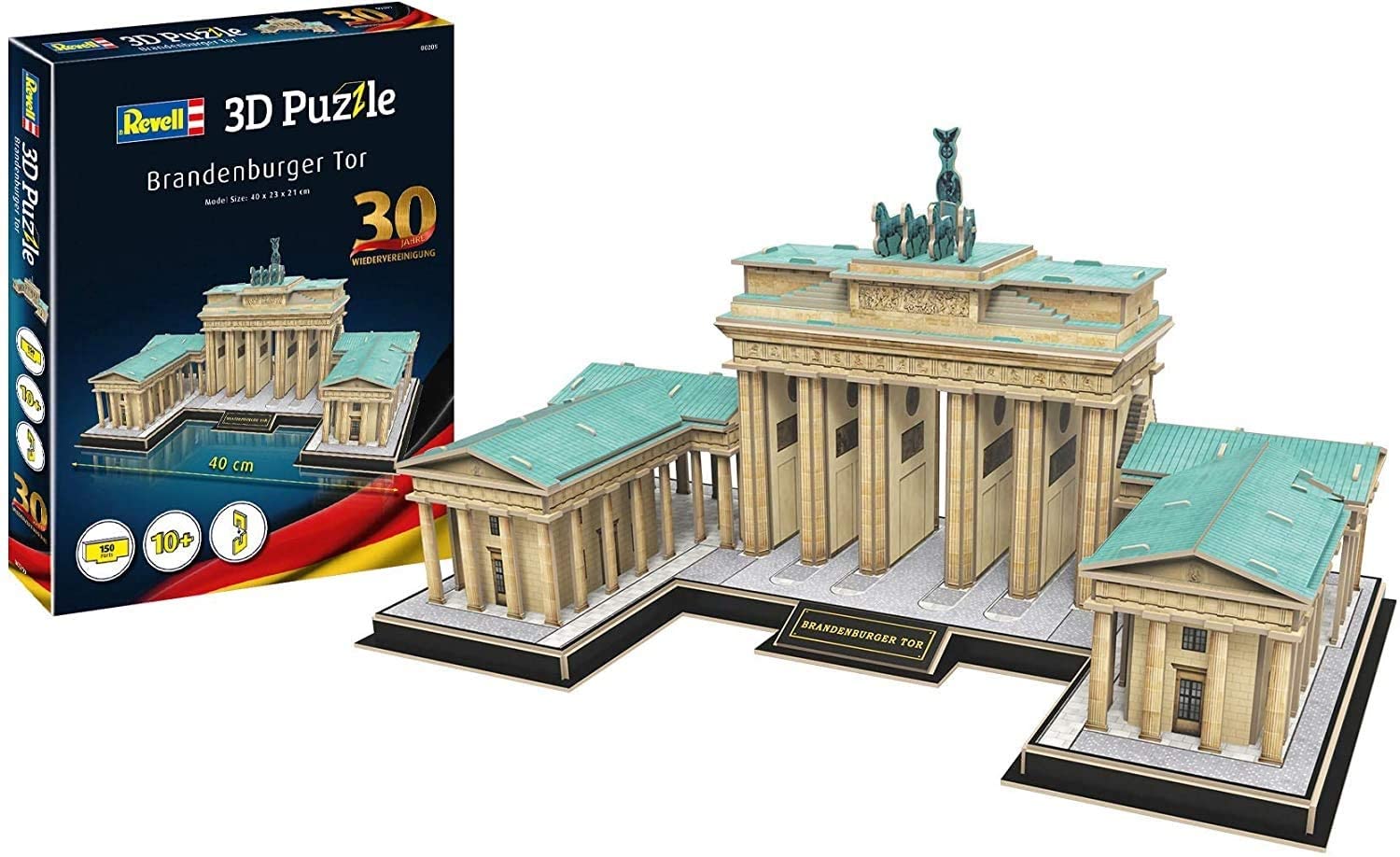 Puzzle, Revell, Brandenburg Gate, 3D, 150 pieces