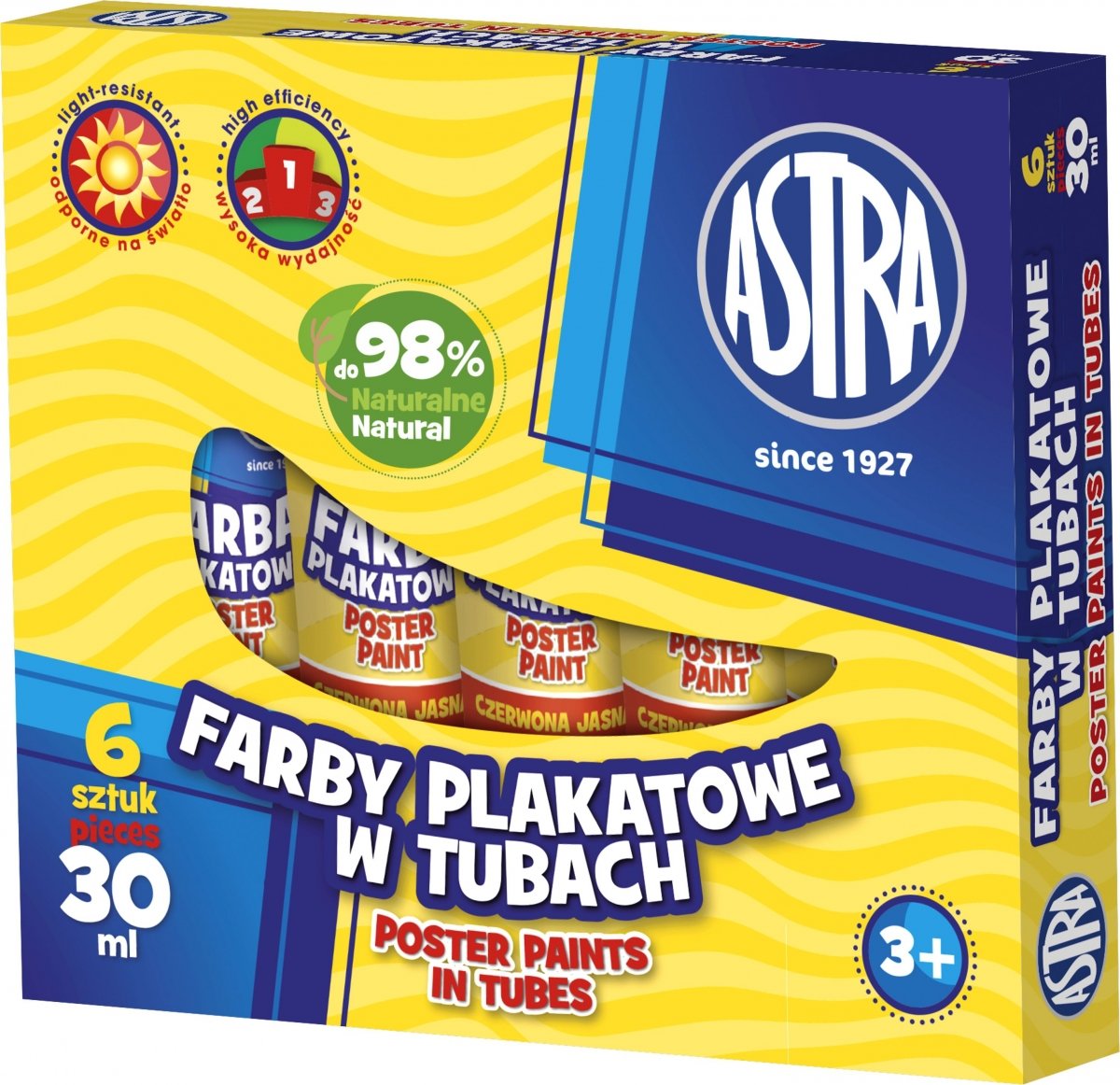 AS83110911 Poster paint Astra tube 30 ml - dark red