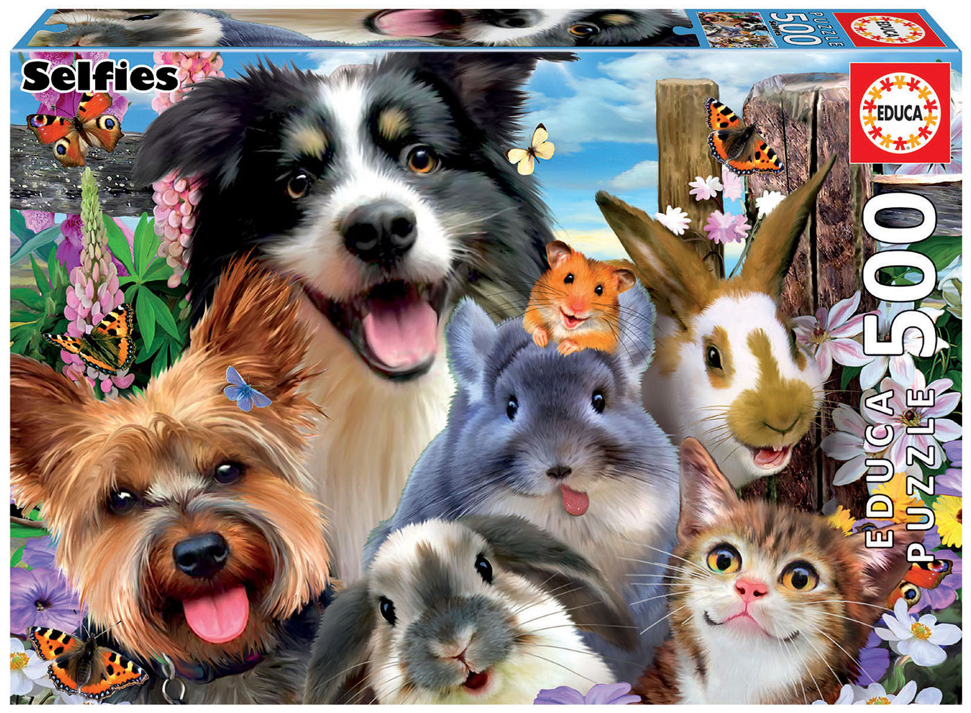 Puzzle, Educa, Funny Selfie, 500 pieces