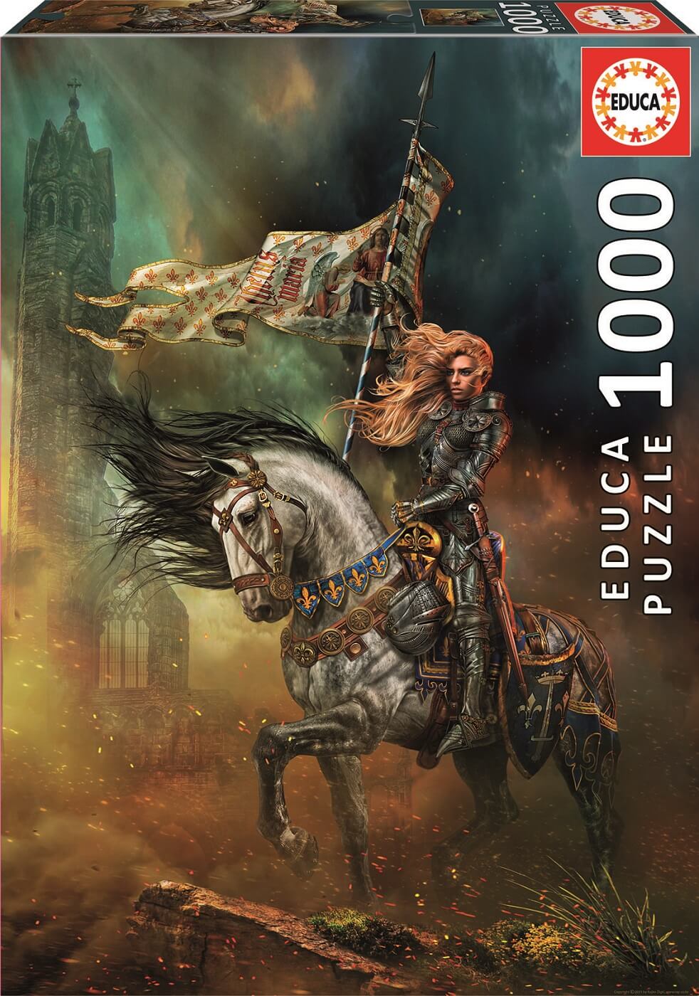 Puzzle, Educa, Joan of Arc, 1000 pieces