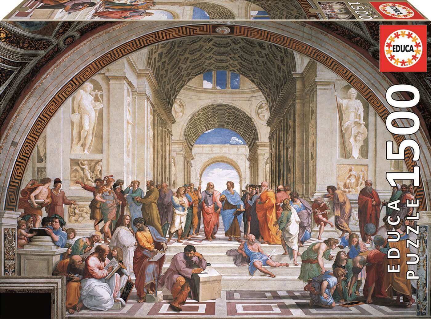 Puzzle, Educa, School in Athens, Raphael, 1500 pieces