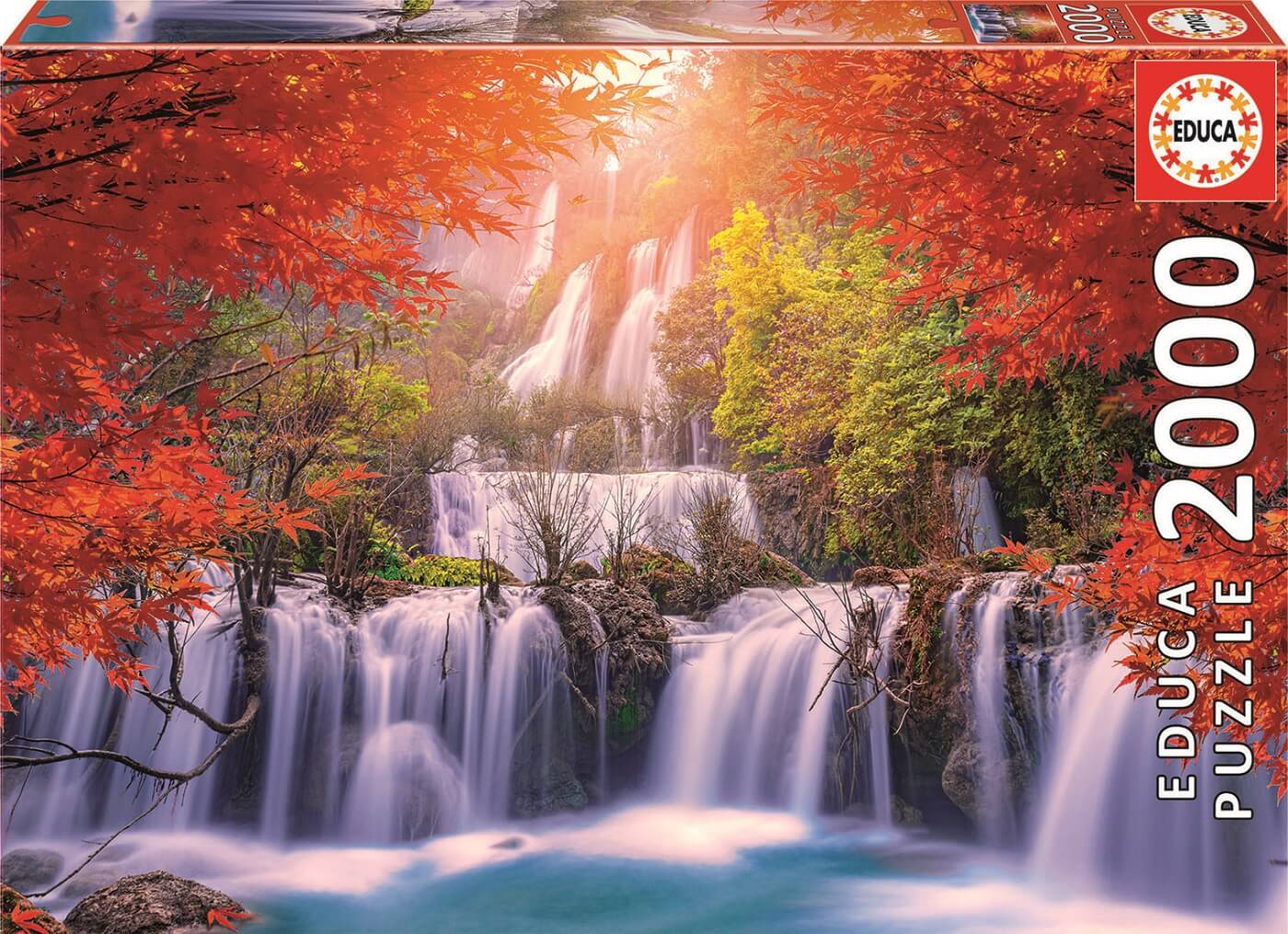 Puzzle, Educa, Waterfall in Thailand, 2000 pieces
