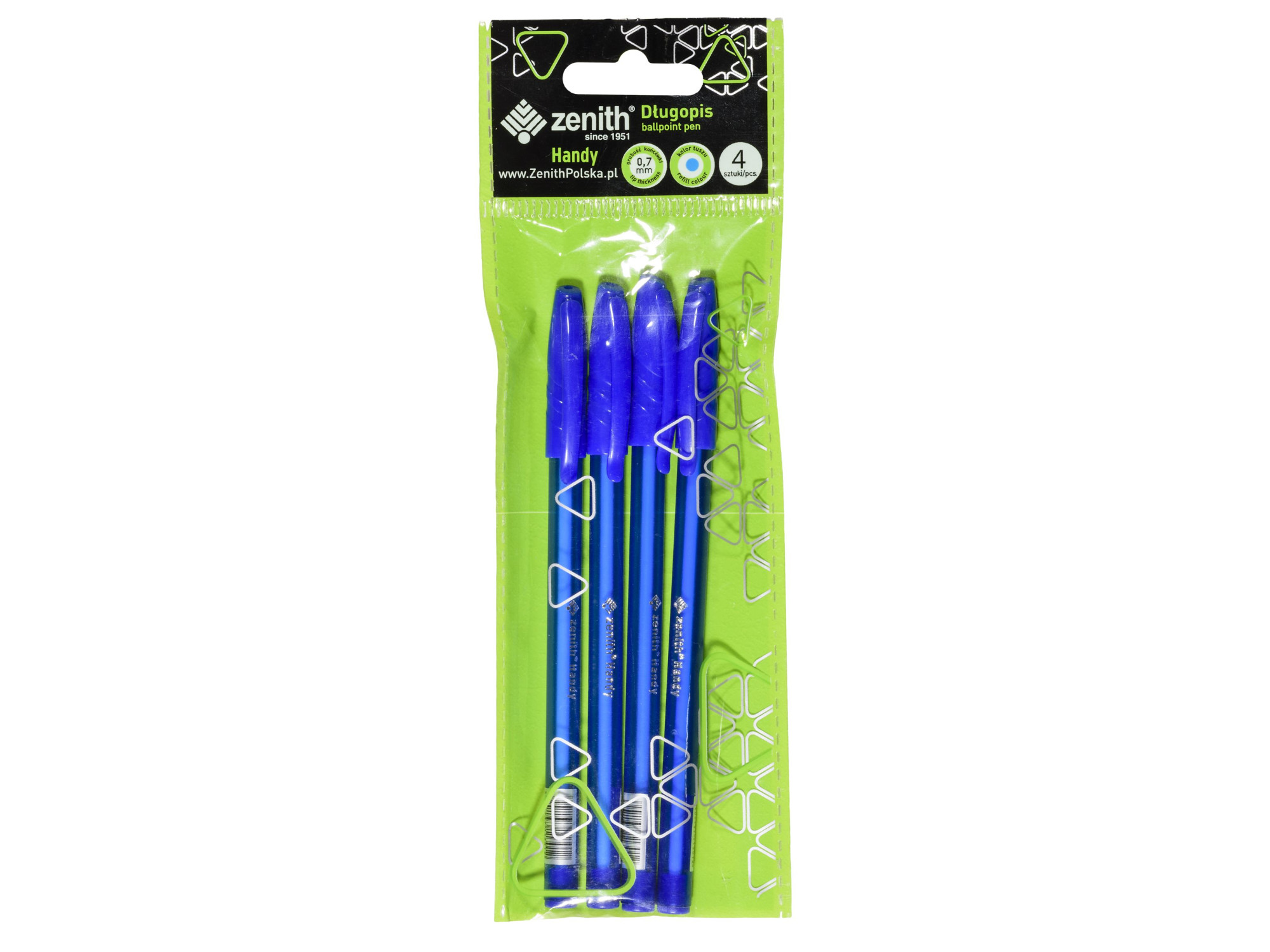 ZN201318009 Chemical Zenith Handy 0.7 mm, 4 pcs, blue