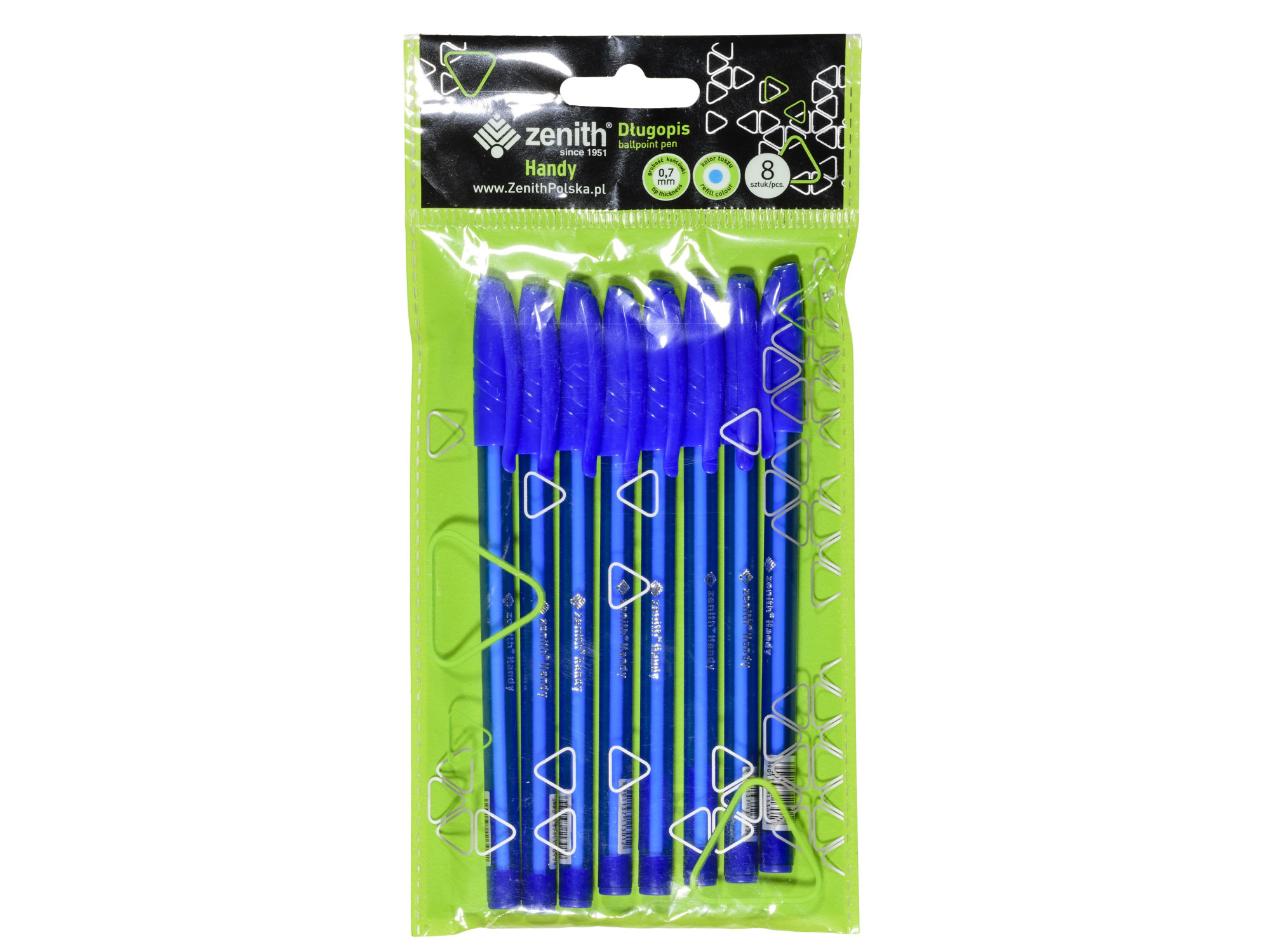 ZN201318011 Chemical Zenith Handy 0.7 mm, 8 pcs, blue