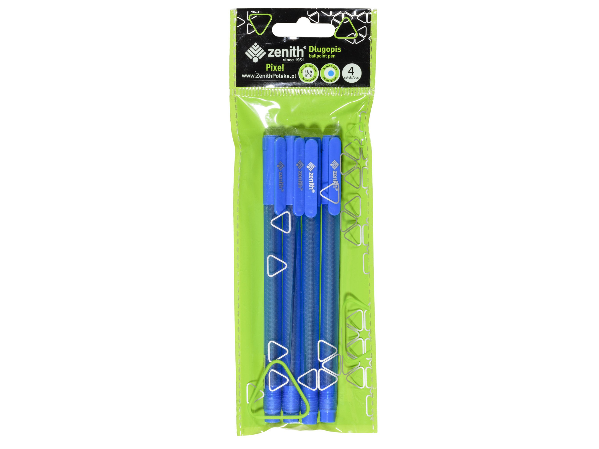 ZN201318018 Pixel pen 0.5mm, 4 pcs, blue