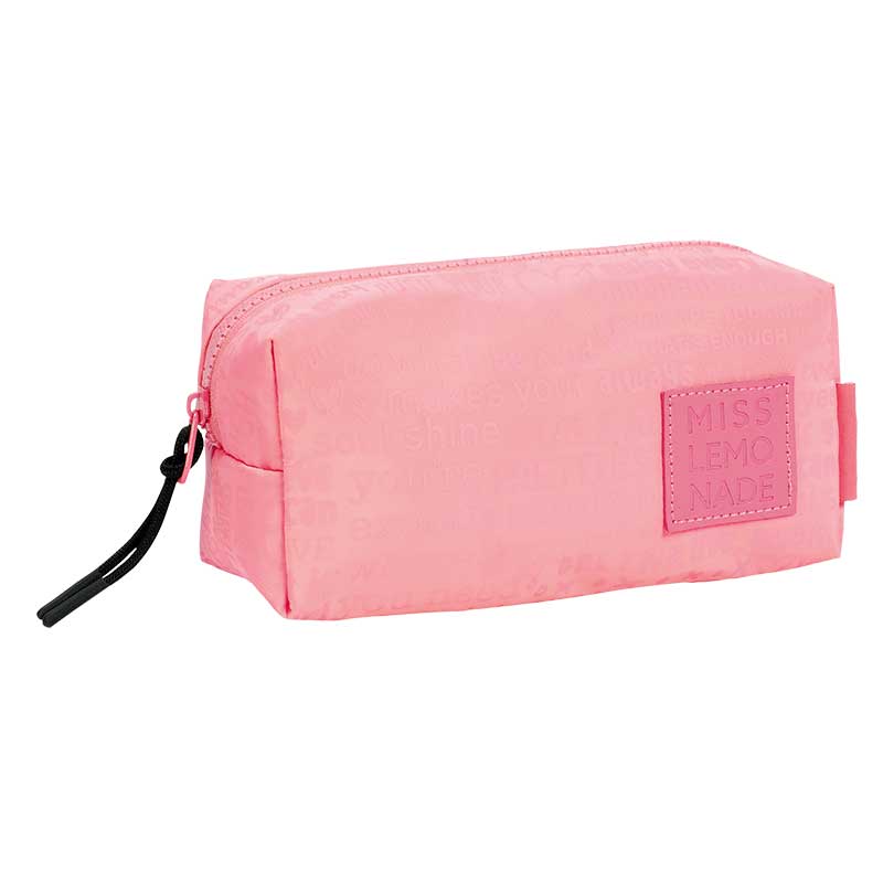 Toiletry bag, Miss Lemonade, Riot Girl, 8 x 21 x 7 cm, Pink
