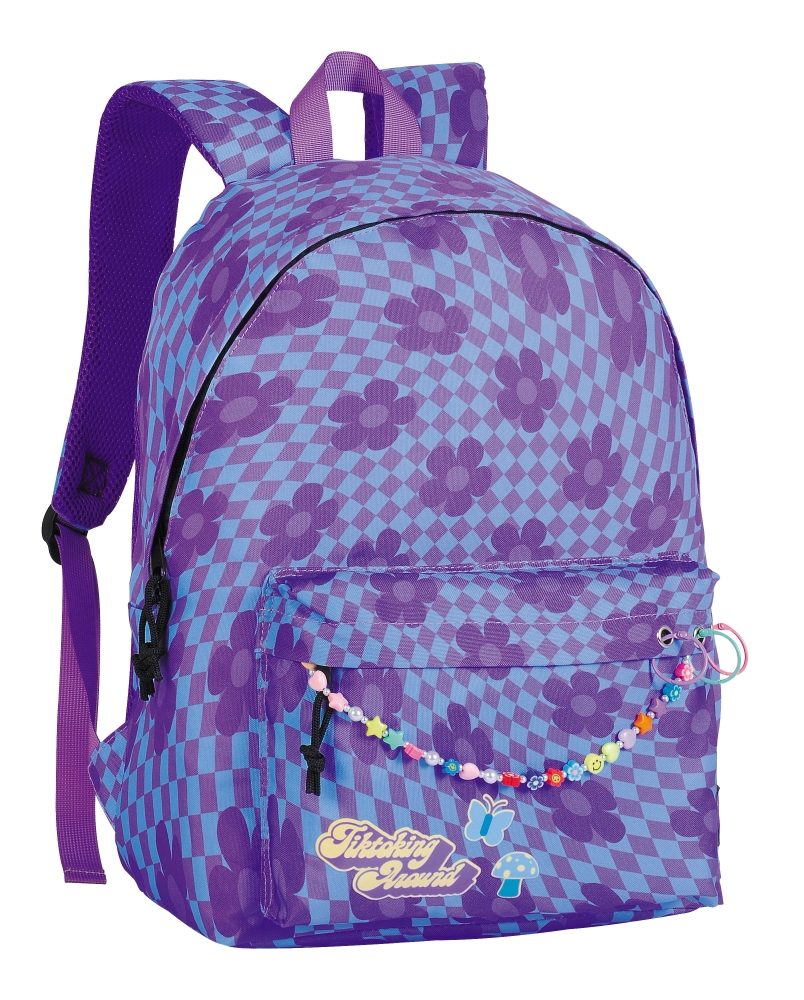 School Backpack, Unkeeper, Tiktoking Around, Blue Spring, 44 x 32 x 14 cm