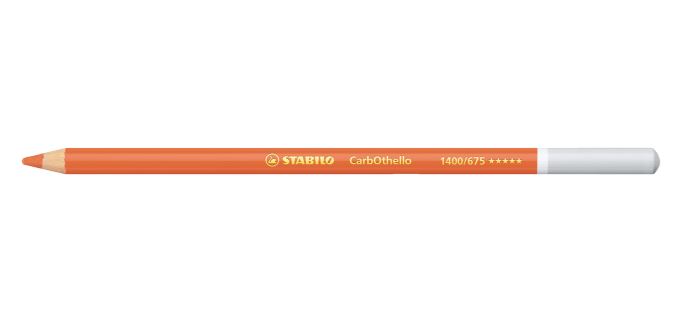 Colored pencil, Stabilo, CarbOthello, French red
