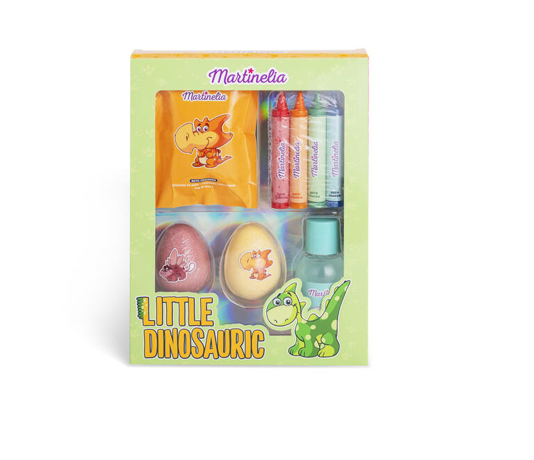 Bathroom set, Martinelia, Dinosaur, 8 pieces