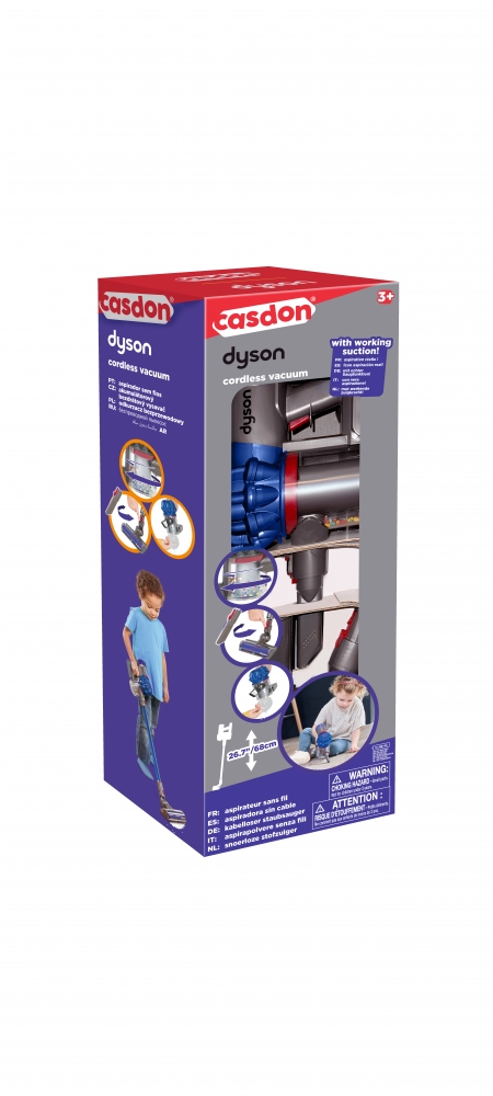 Interactive toy, Casdon, Dyson, Cordless vacuum cleaner, Blue
