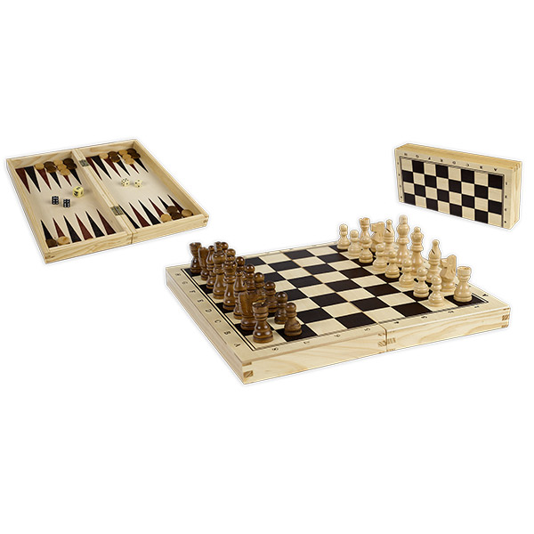 Board Game, Eurekakids, Chess and Backgammon