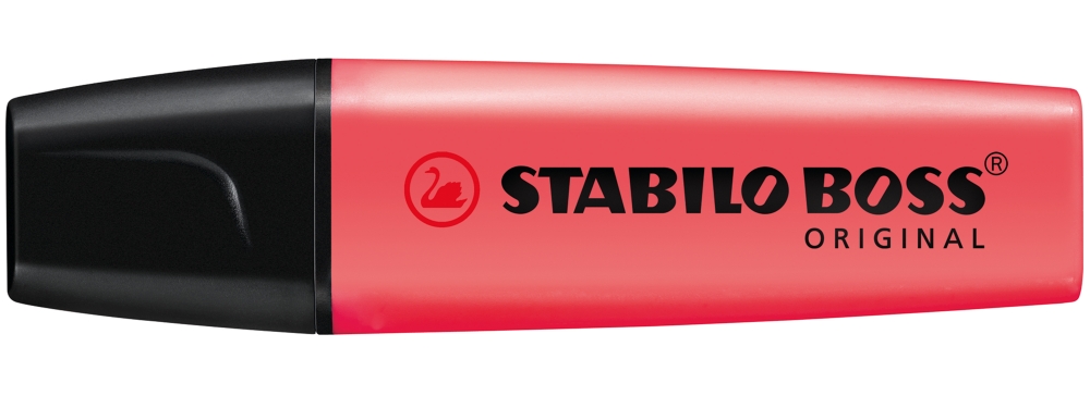 Text marker, Stabilo, Boss Original Pastel, Red