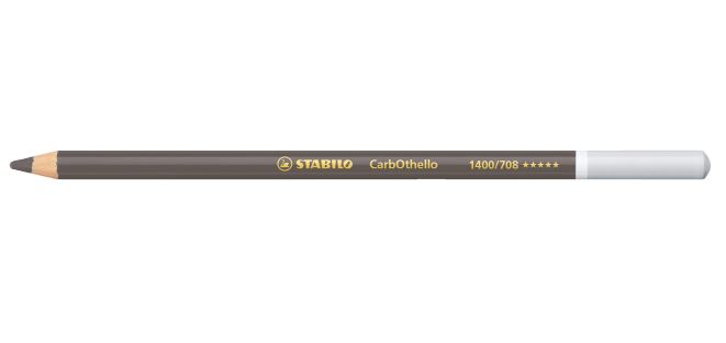 Colored pencil, Stabilo, CarbOthello, Warm grey 5