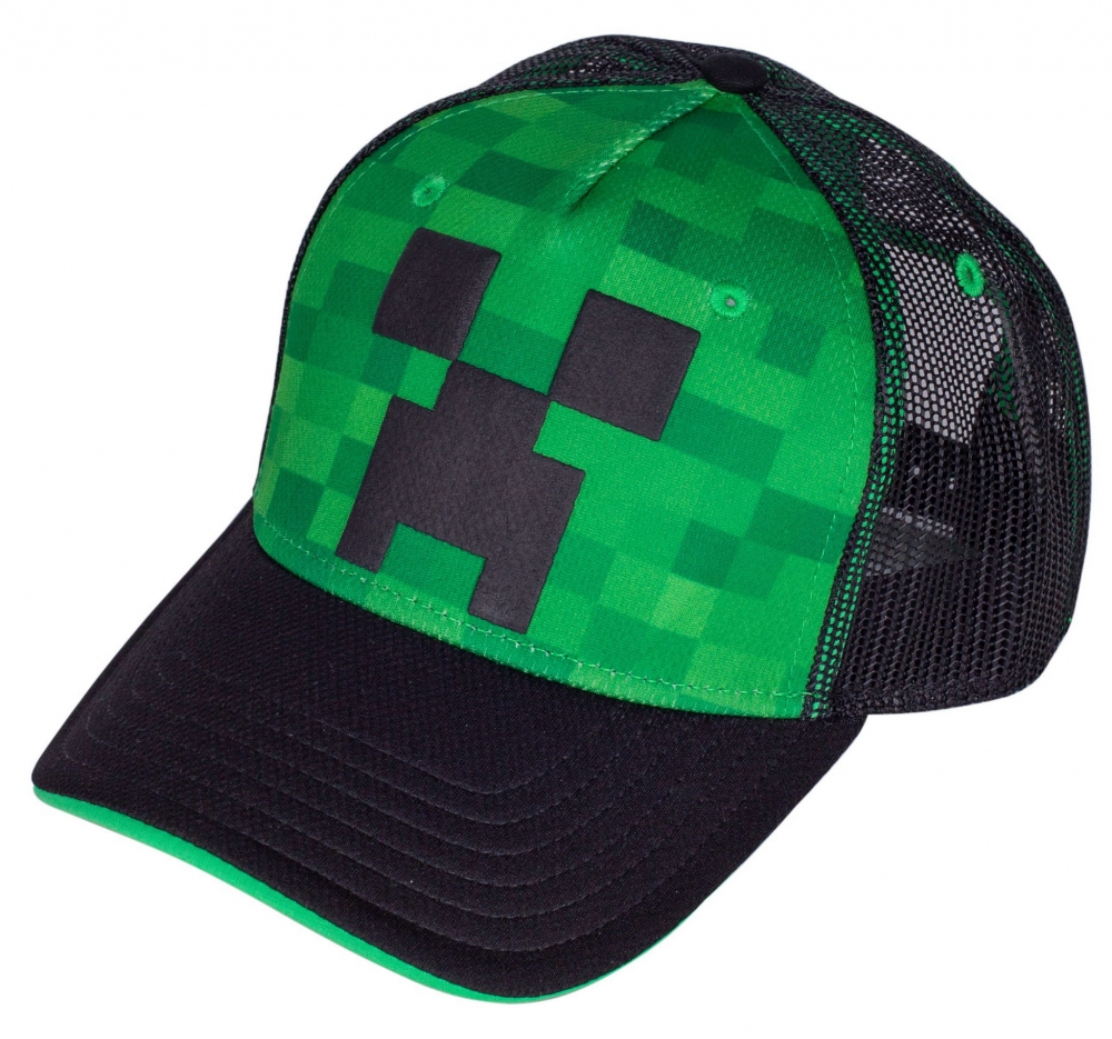 MINECRAFT Creeper Hat with Visor