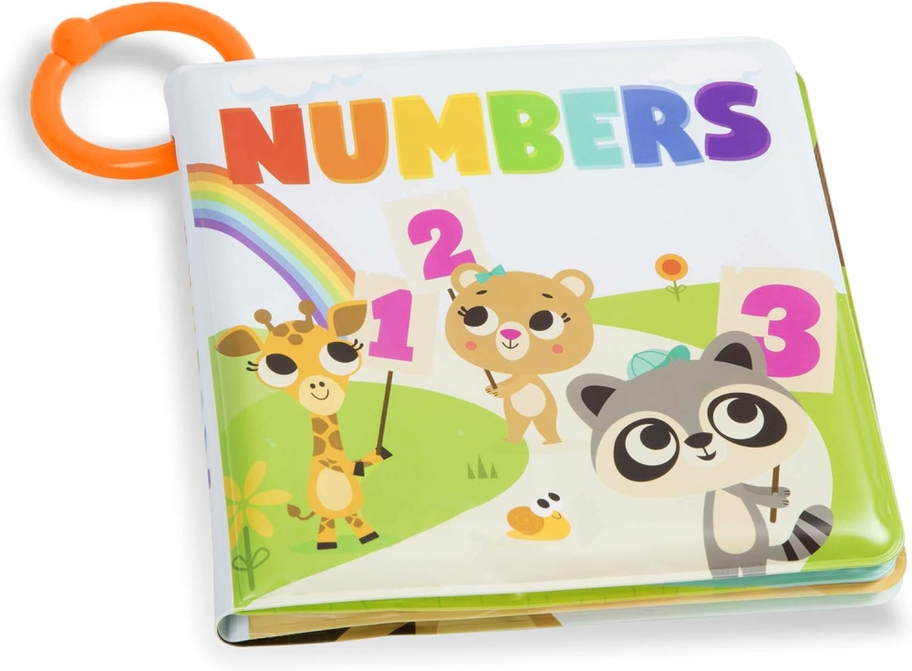 Educational bath book, Battat, Numbers, 19 x 2.5 x 19 cm