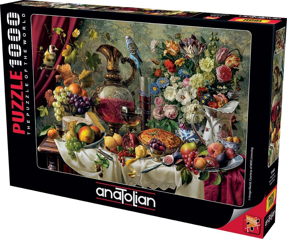 Jigsaw puzzle, Anatolian, Dutch still life, 1000 pieces