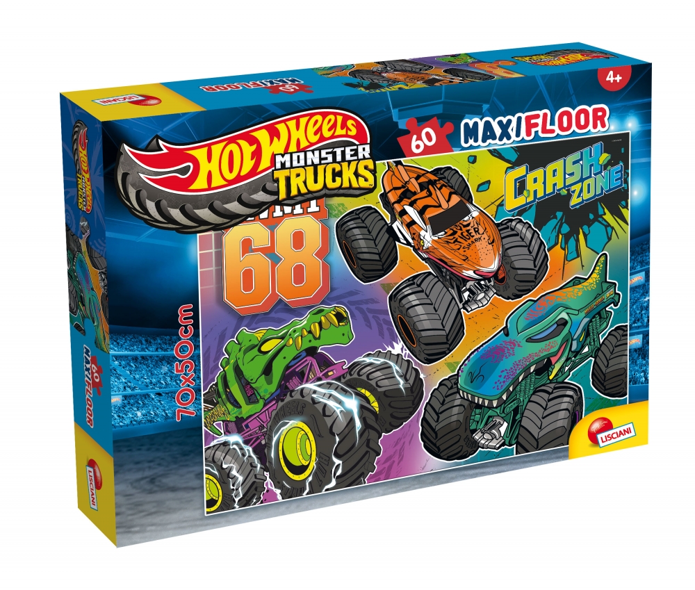 Puzzle, Lisciani, Hot Wheels, 60 pieces