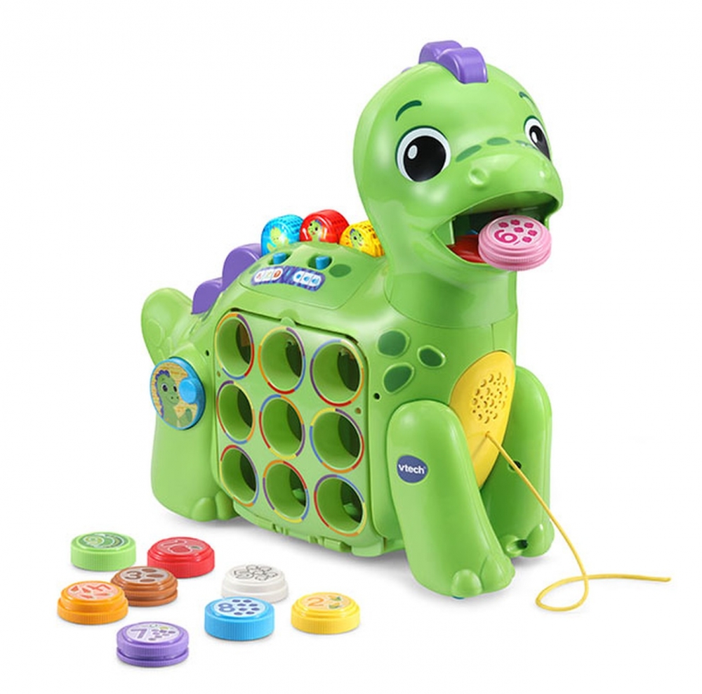 Interactive toy, Vtech, Musical dinosaur, 33.1 x 12 x 30.8 cm