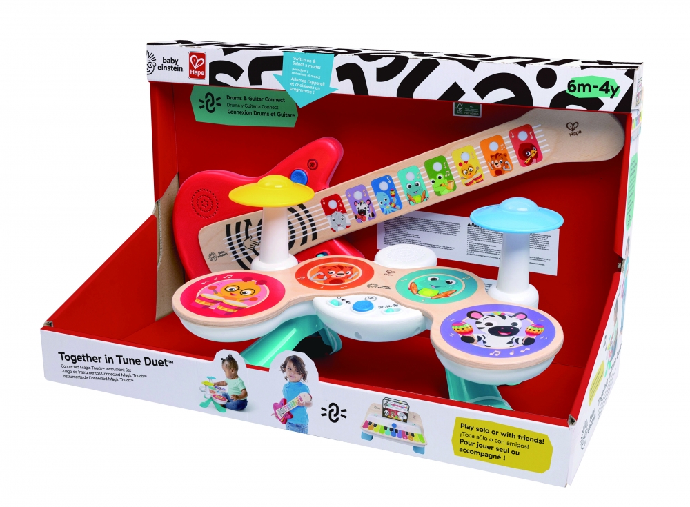Sensory Instrument Set, Hape, Baby Einstein, Guitar and Drums ᐉ ...