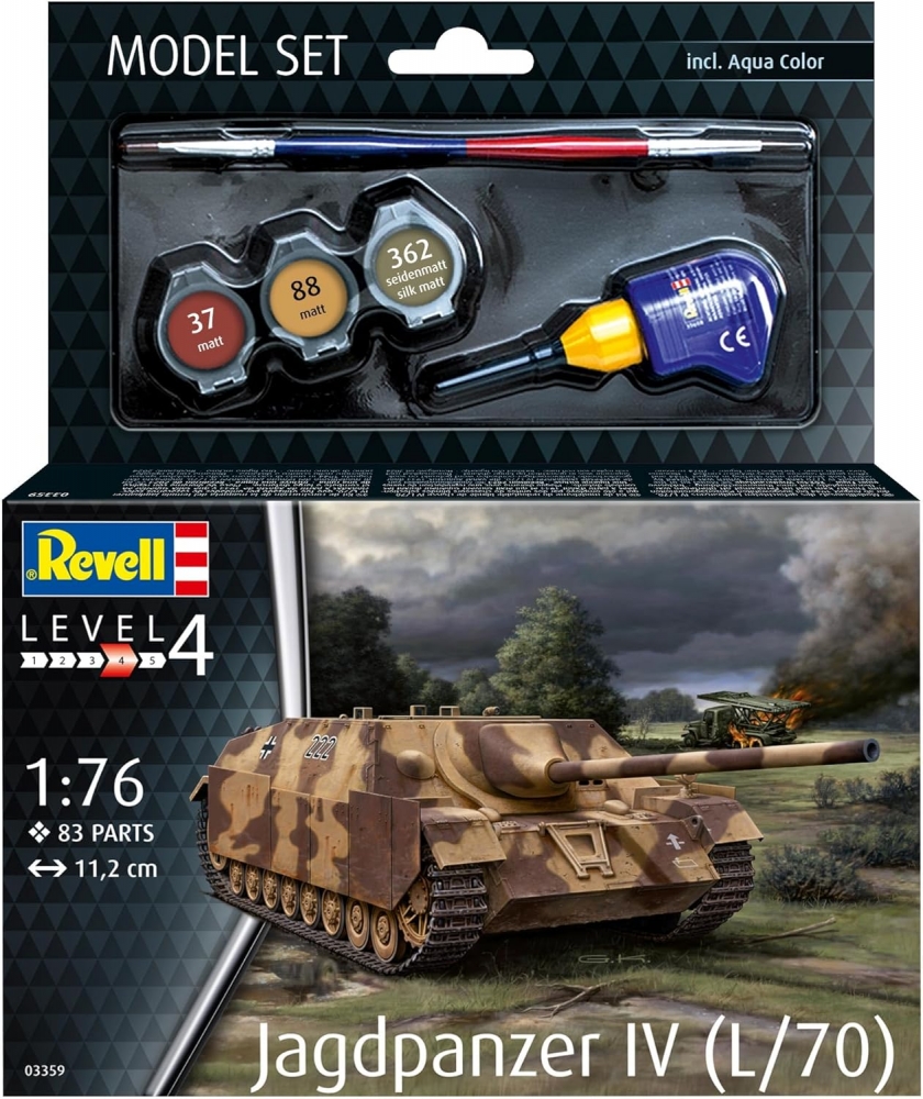 Assembly model, Revell, Jagdpanzer IV (L/70), Kit
