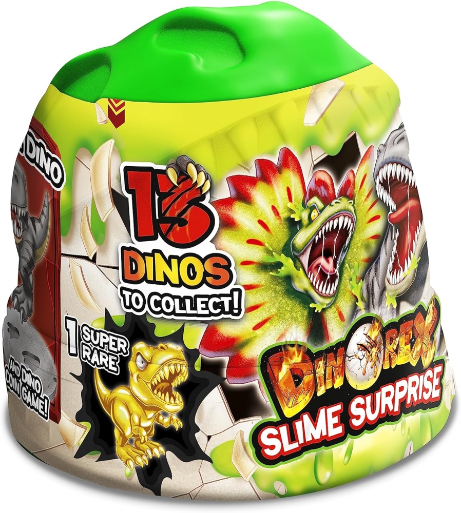 Interactive toy, Craze, Surprise slime capsule, Dinosaur