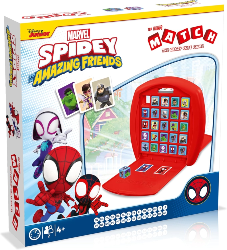 Board Game, Winning Moves, Top Trumps Duel, Spidey and Friends