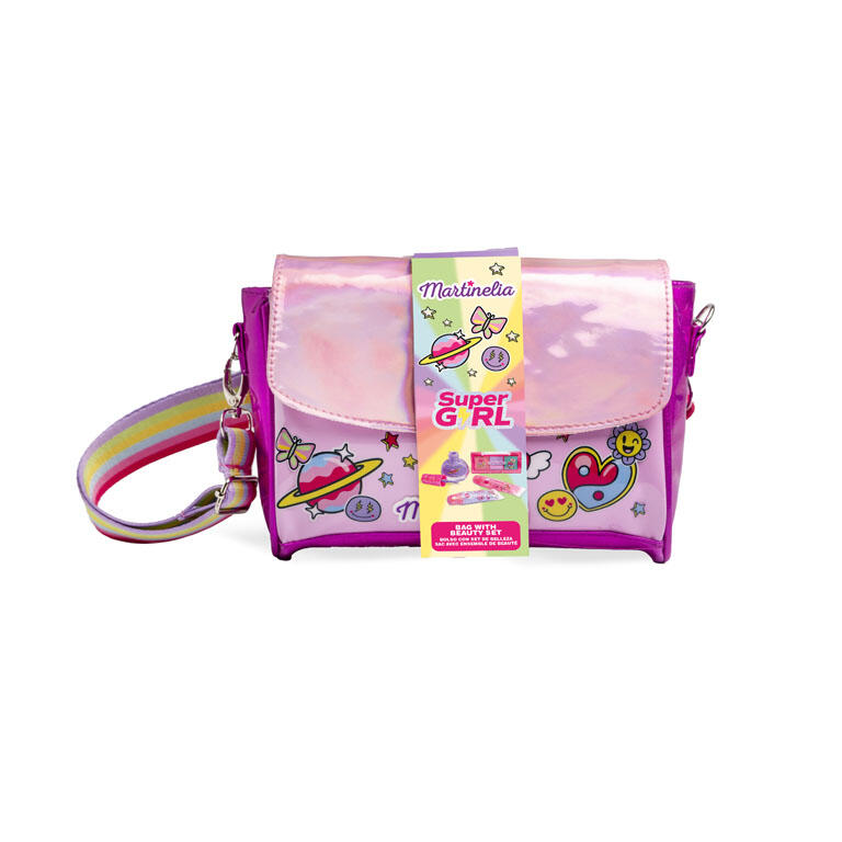 Cosmetic set in a bag, Martinelia, Supergirl, 5 pieces