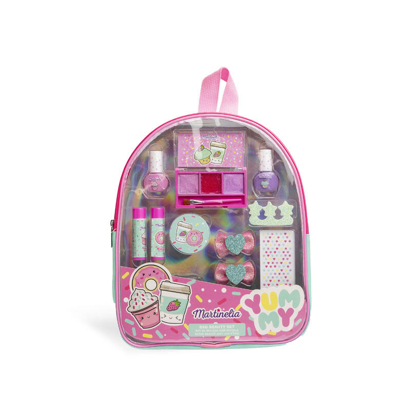 Cosmetic set in a backpack, Martinelia, Yummy, Pink