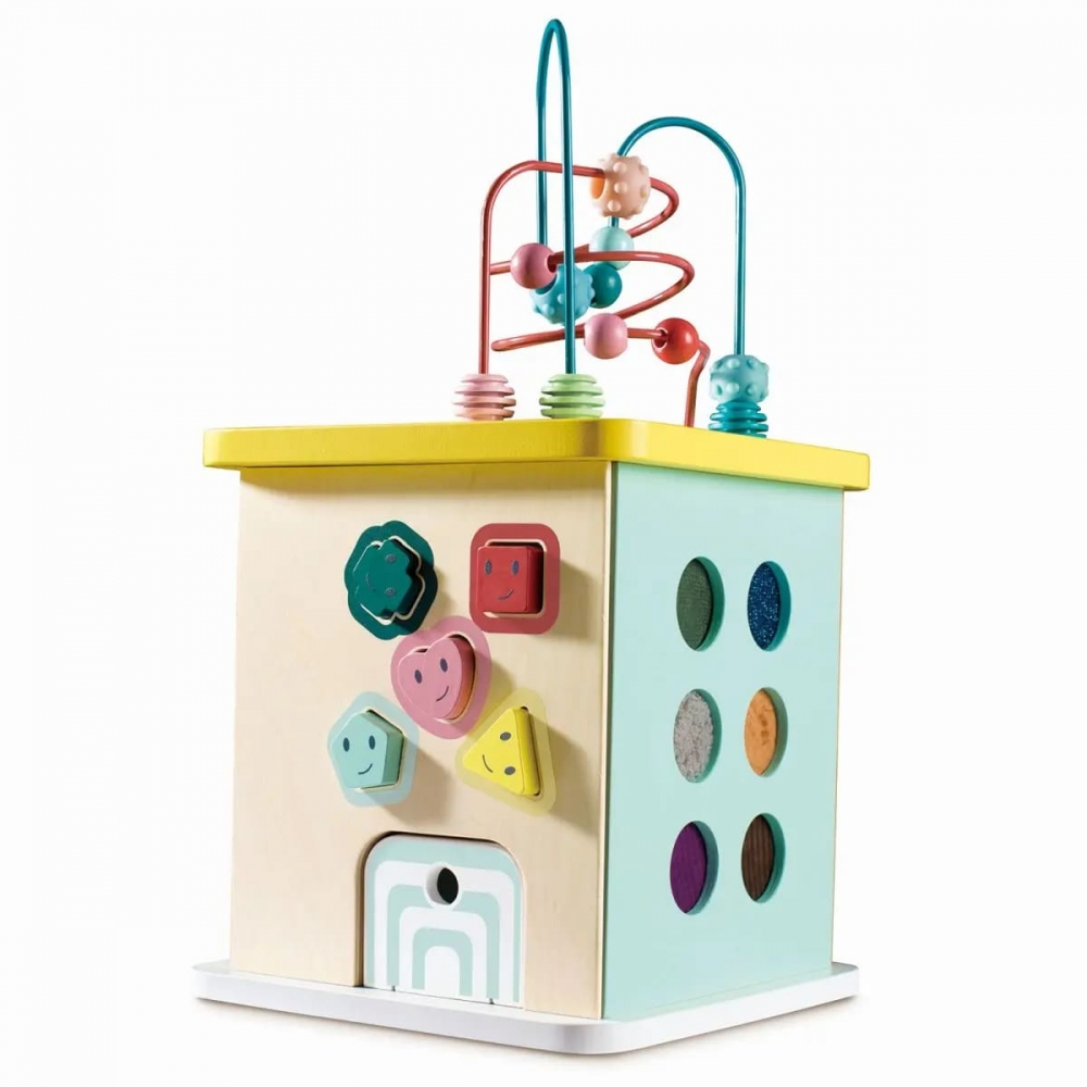 Children′s entertainment cube, Hape, 36 x 34 x 34 cm