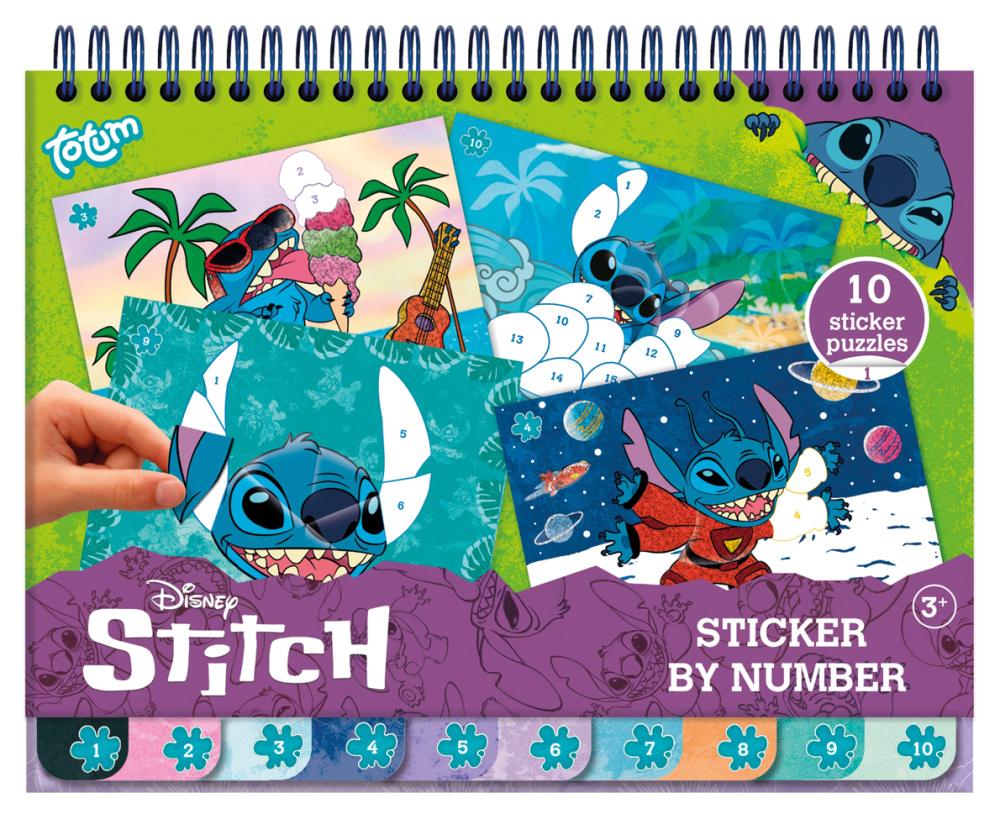 Creative Kit, Totum, Stitch, Coloring Book and Stickers 2 in 1