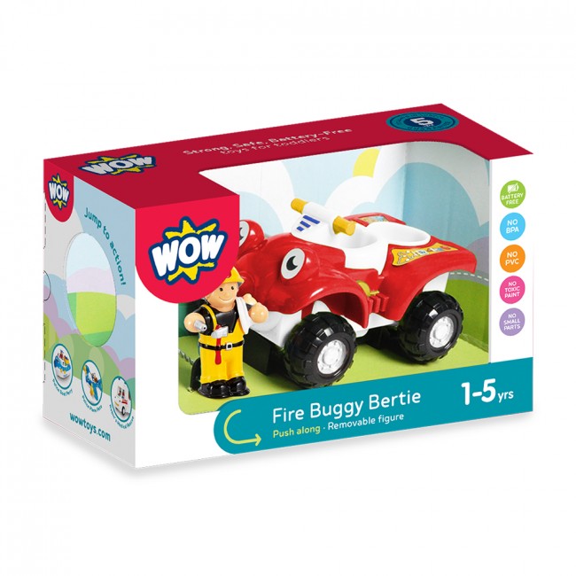 Children′s toy, Wow Toys, Bertie′s Fire Buggy, 20 x 10 x 13 cm