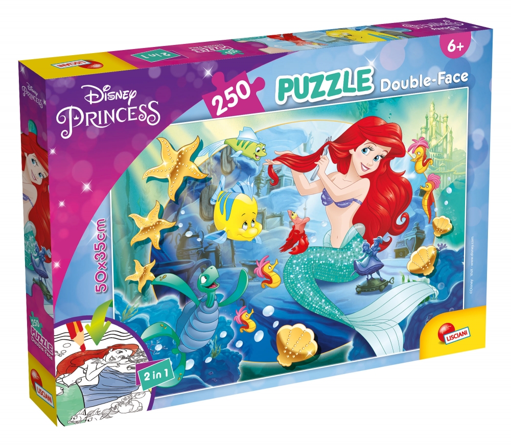 Puzzle, Lisciani, Ariel, Double-sided puzzle 250 pieces