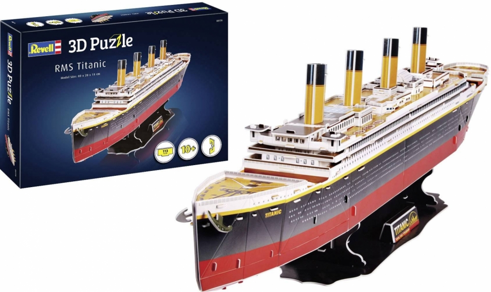 3D puzzle, Revell, RMS Titanic, 113 pieces