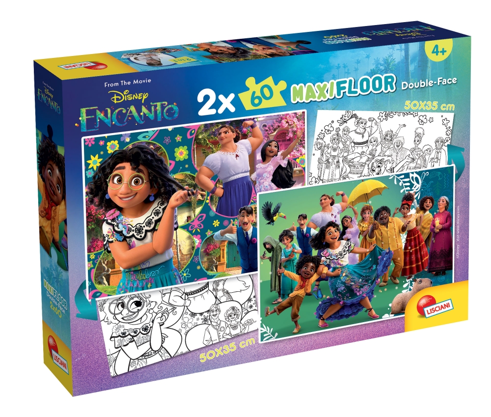 Puzzle, Lisciani, Encanto, Double-sided puzzle 2 x 60 pieces