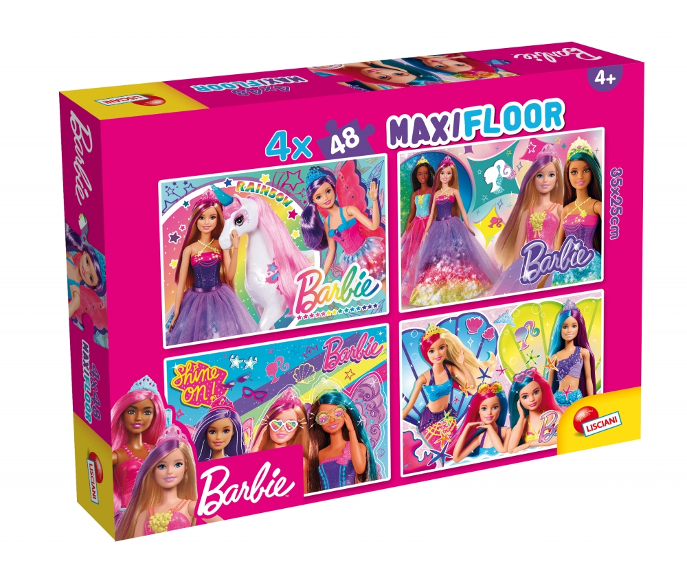 Puzzle, Lisciani, Barbie, Double-sided puzzle 2 x 48 pieces
