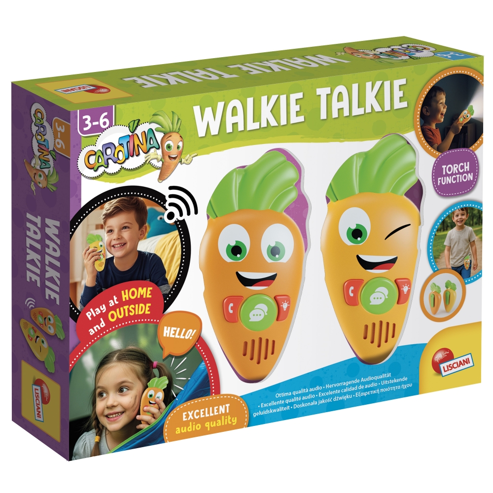Walkie talkie set, Lisciani, Carotina