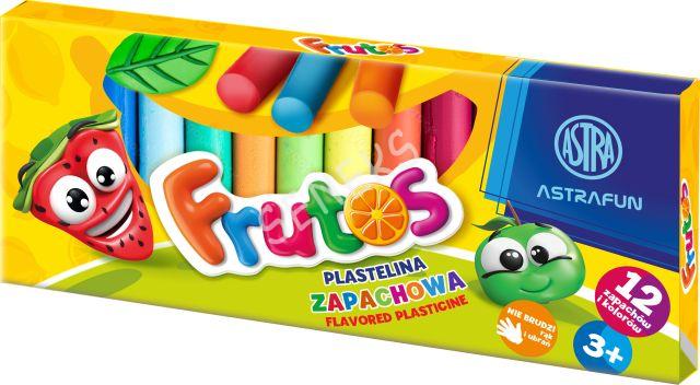 Set of student plasticine, Astra flavored 12 colors