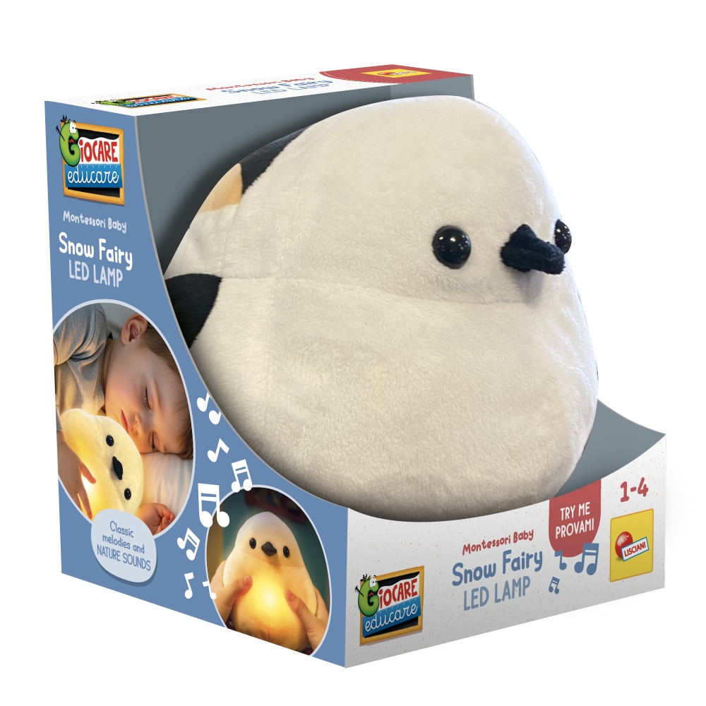 Plush toy lamp, Lisciani, Snow Fairy