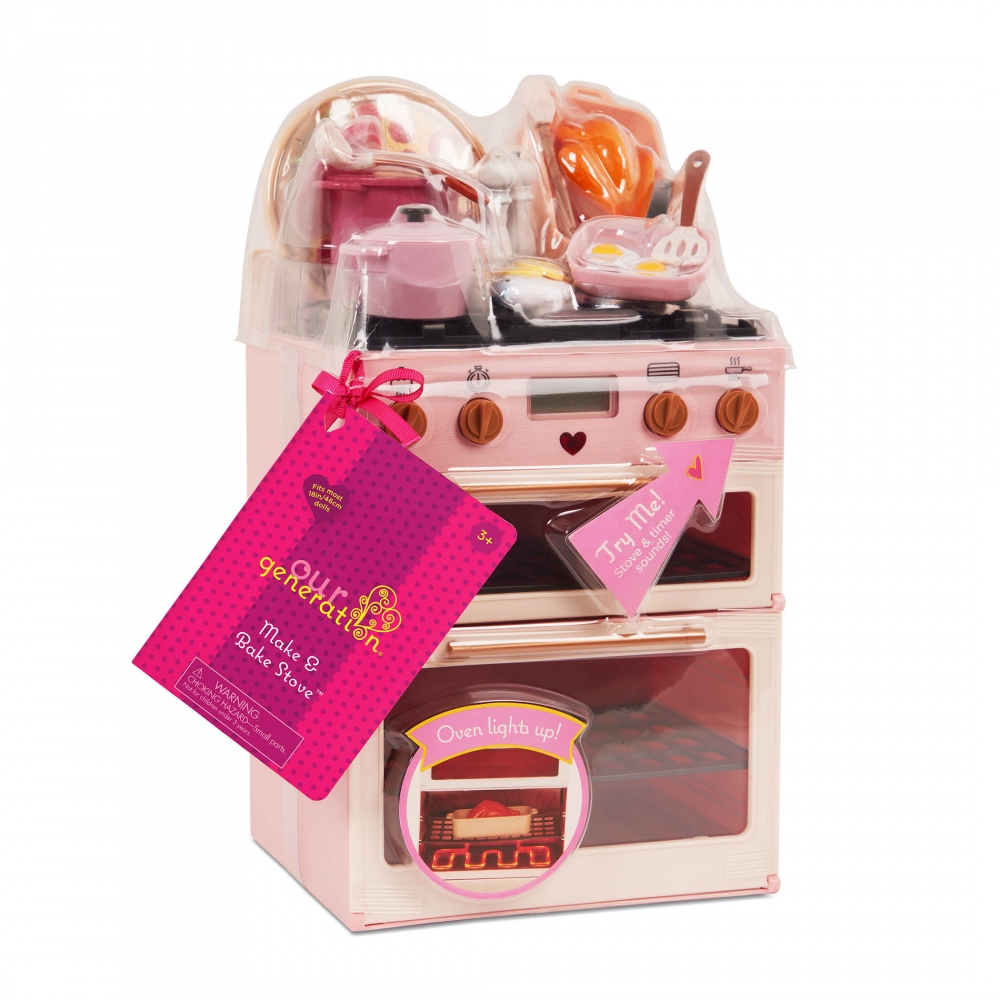 Set, Battat, Our Generation, Oven with accessories