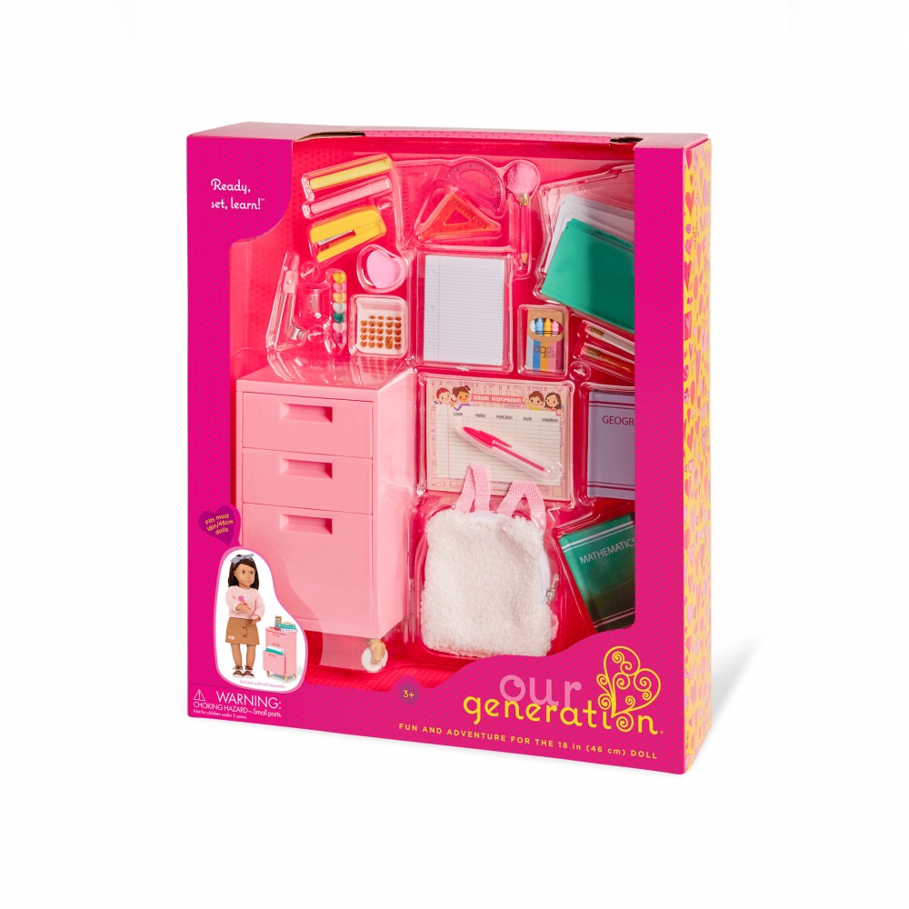 Accessory set, Battat, Our Generation, Back to school