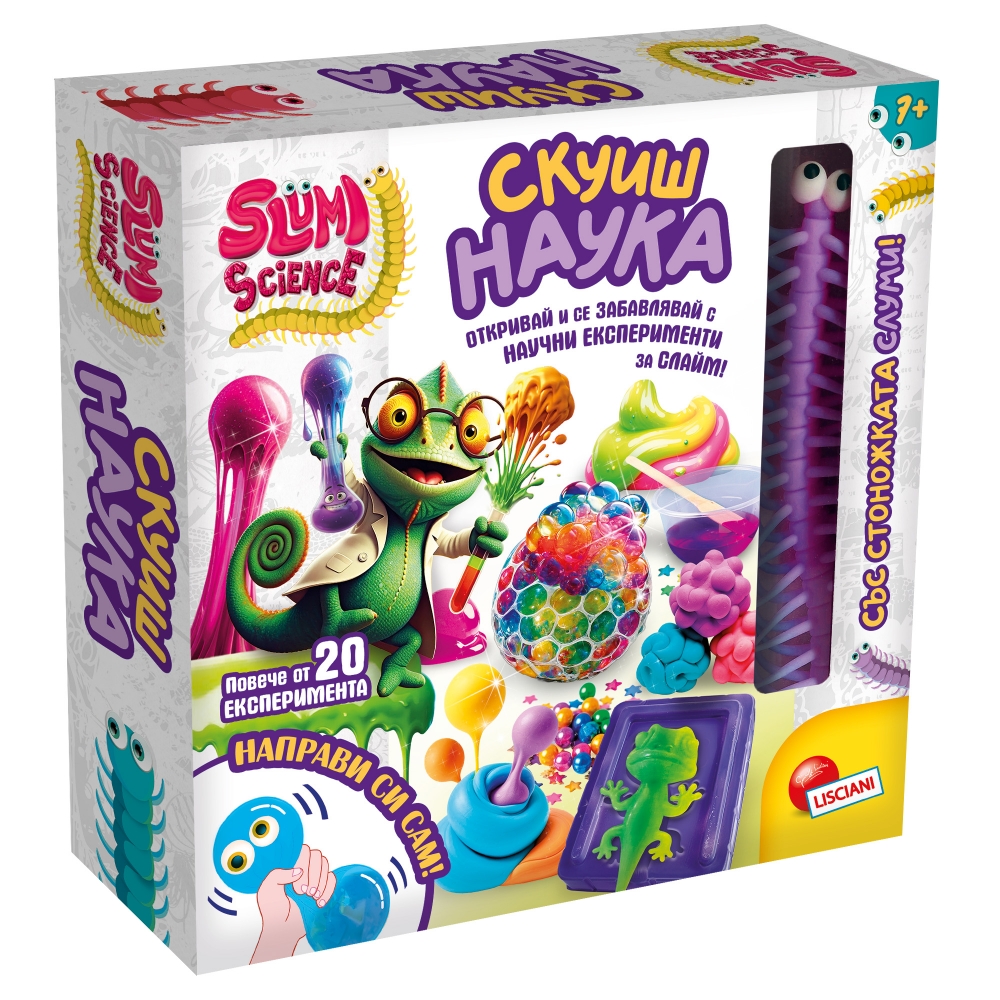 Creative kit, Lisciani, Squish science, DIY, Over 20 experiments