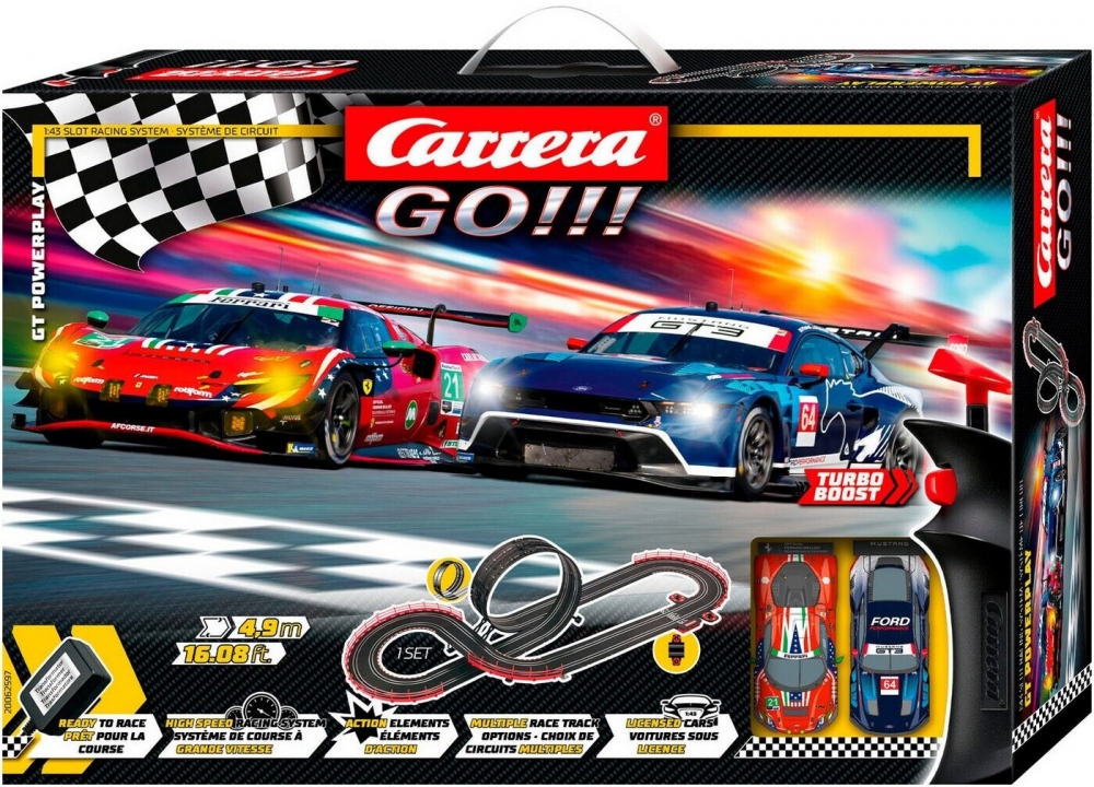 Racing track, Carrera, GT Powerplay, 4.9m