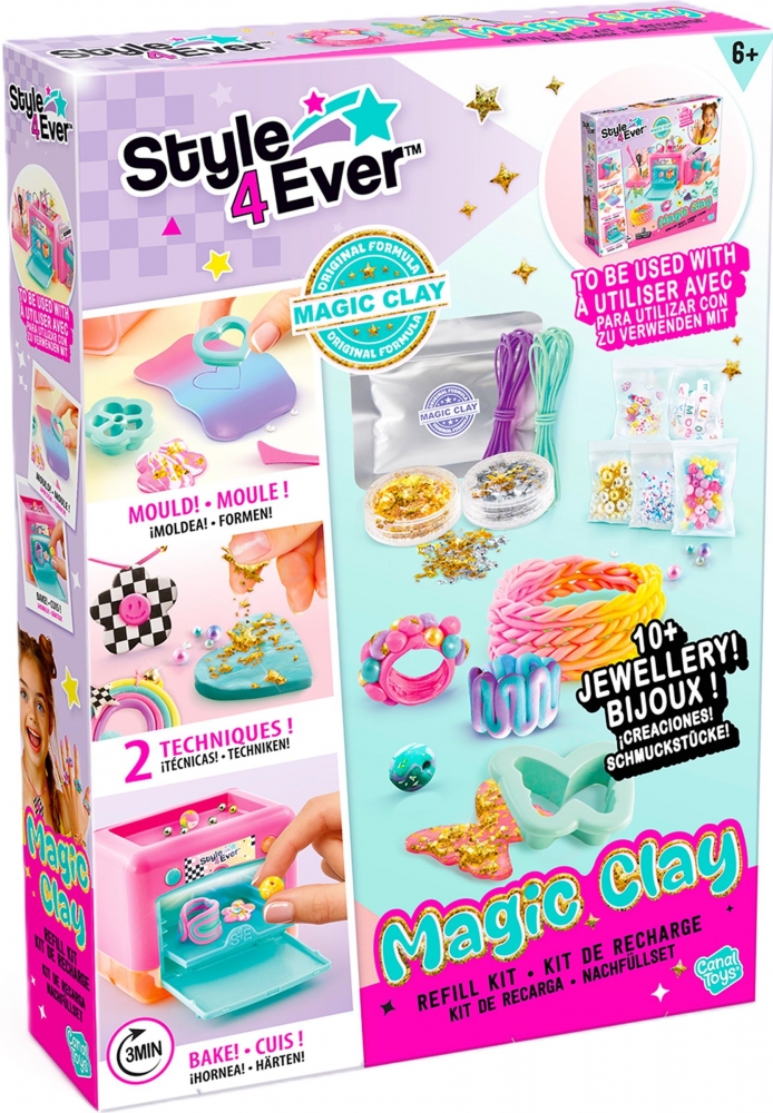 Creative set, Canal Toys, Addition set, Magic clay