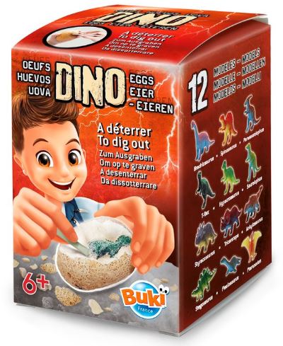 Research kit, Buki France, Egg with dinosaur surprise
