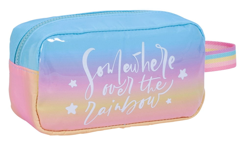 Toiletry bag, Marshmallow, Rainbow, 11 x 21 x 7 cm