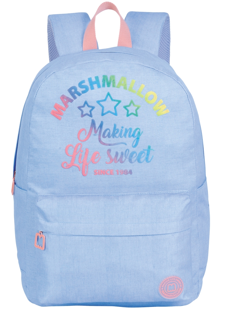 School Backpack, Marshmallow, Sweet Vintage, 43 x 33 x 16 cm, Blue